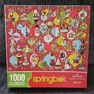 Springbok Hallmark Keepsake 2010 "Christmas Keepsakes" 1000 Piece Puzzle
